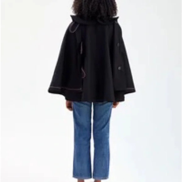 Steven Alan x Clare V Wool Cape - Picture 7 of 8